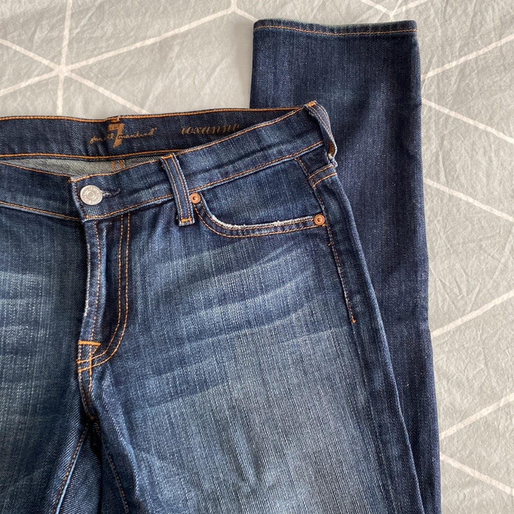 NWOT 7 for all mankind skinny jeans Roxanne sz 27